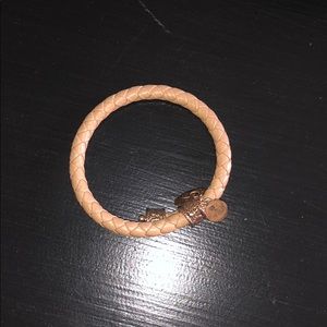 Alex and Ani Breaded Tan Bracelet